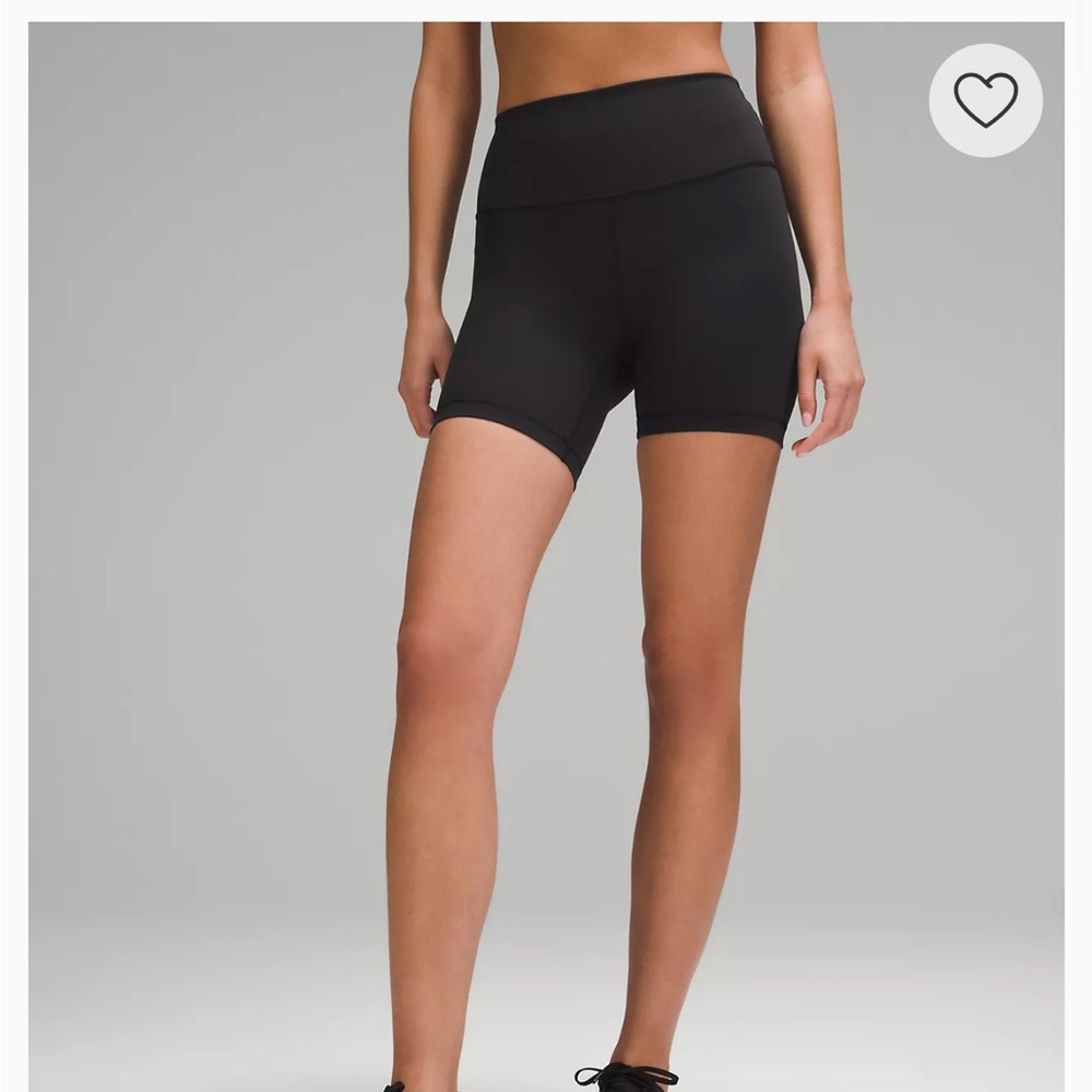 Lululemon Athletica Black Bike Shorts High-Rise